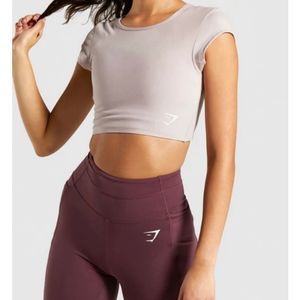 Gymshark Dreamy Cap Sleeve Crop Top Buttery Soft XL